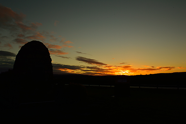 Sunrise at the Cairn.
