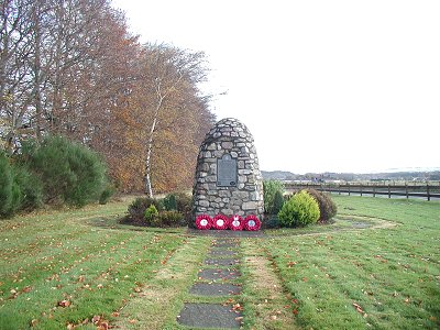 November 2007, the Memorial amid the Autumn leaves.