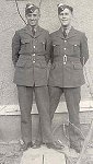 April 25, 1943,  Frank with Floyd Dennis at Regina.