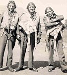 June, 1944,  Left to right,  Frank, George Perkins,  Aus, Cecil Sparkes, NZ.