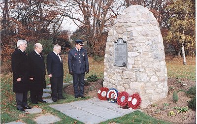 November 1999, Rememberance Sunday, tributes were laid.