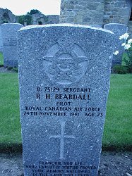 Sgt R H Beardall RCAF.