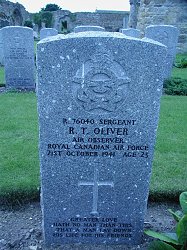 Sgt R T Oliver RCAF.