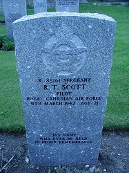 Sgt R T Scott RCAF.