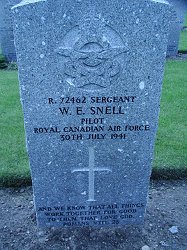 Sgt W E Snell RCAF.