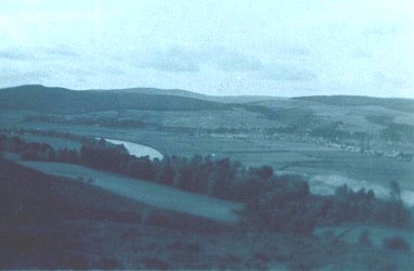 View from the crash site in September 1940.