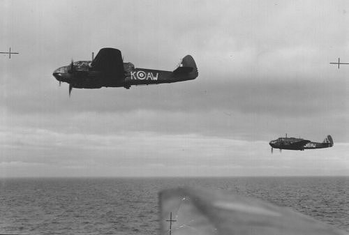 42 Sqn Beauforts on Antishipping Patrol