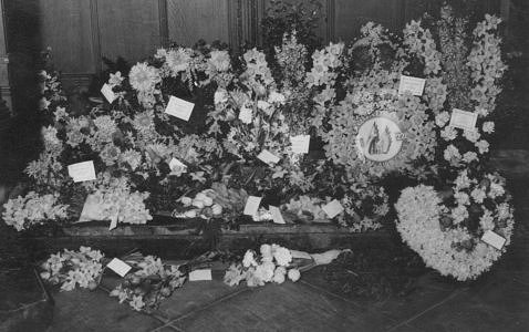 Floral tributes