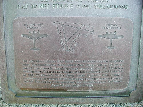 Banff Strike Wing Memorial.