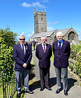 The Association service of Remembrance held at St Eval Church,  Sunday 13th May.