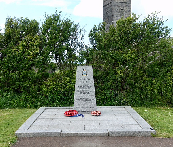 St Eval Church, Coastal Command Memorial,  Sunday 13th May.