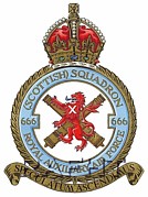 666 (Scottish), Royal Auxiliary Air Force.